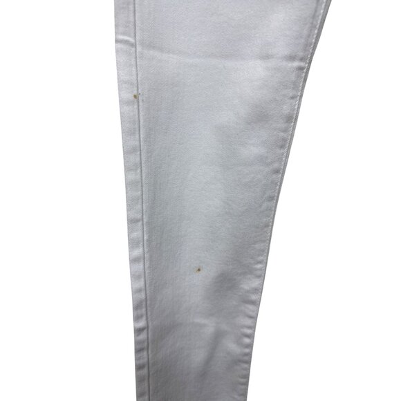James Jeans Women's Leggings Faux Front Pockets Twiggy White Size 24 NEW Spots - Picture 4 of 12